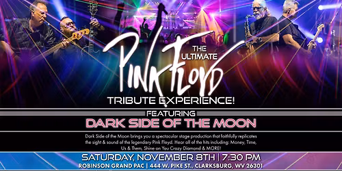The Ultimate Pink Floyd Tribute Experience - Clarksburg, WV