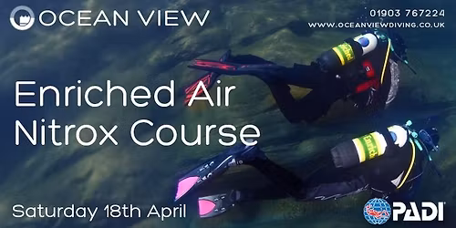 PADI Enriched Air Nitrocx course