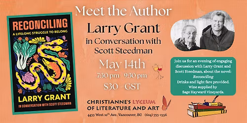 Meet the Author: Larry Grant - RECONCILING - May 14
