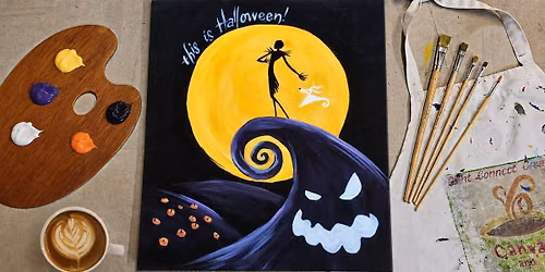 🎨☕ PAINT & SIP NIGHT - "This is Halloween"