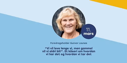 Foredrag: Et k\u00e5seri om hvordan vi har det og hvordan vi tar det