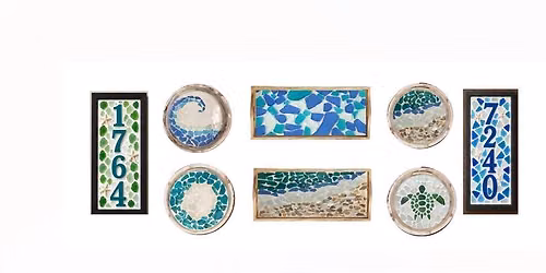 Sea Glass Mosaic Craft Workshop at Hooked Island Grill in Cape Coral
