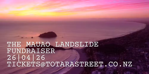 Mauao Landslide Fundraiser
