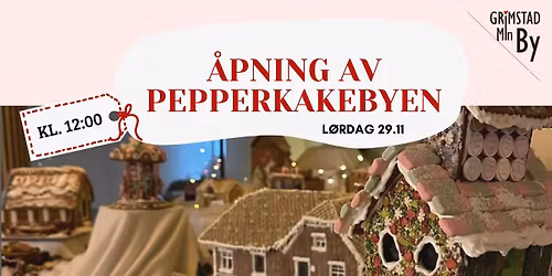 Åpning av pepperkakebyen 
