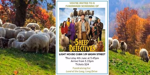 Land of the Long, Long Drive Fundraiser 'The Sheep Detectives' 