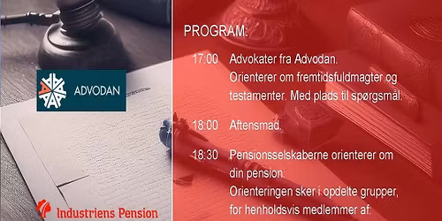 Pension, fremtidsfuldmagter og testamenter