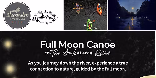 Full Moon Canoe on the Goukamma River