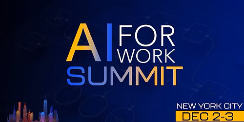 ODSC AI NYC | AI for Work Summit