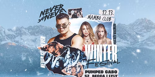 WINTER FESTIVAL ✘ NEVER SAY NEVER | 12.13. | MAMBO CLUB