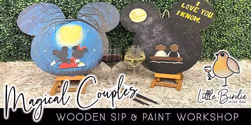 SOBER SUNDAY: Magical Couples | Wooden Sip & Paint Workshop