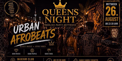 QUEENS NIGHT \u2013 URBAN AFROBEATS