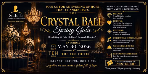St. Jude Crystal Ball Spring Gala at Ten Hotel in Gurnee