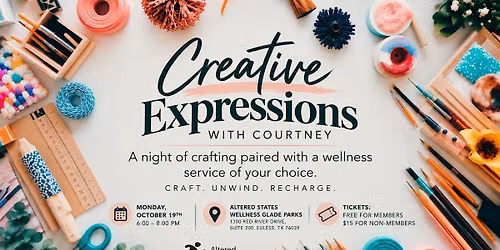 Creative Expressions: A Night of Crafting + Wellness