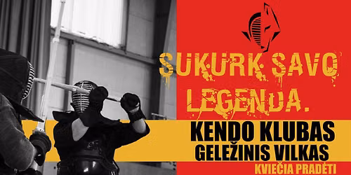 Kendo klubas Gele\u017einis Vilkas-Naujok\u0173 kvietimas