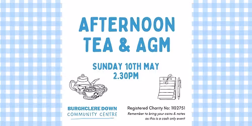 Afternoon Tea & AGM at Burghclere Down Community Centre