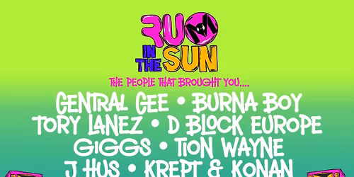 R.U.M IN THE SUN 2026 SUNDAY MAY 24th