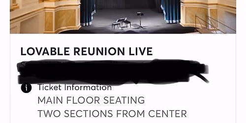 Lovable Reunion Live