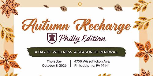 Autumn Recharge Health Fair | Philadelphia, PA