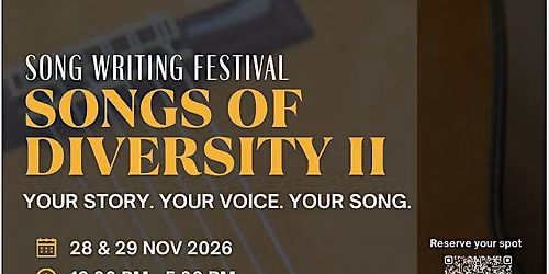 Songs of Diversity II  - A Songwriting Festival Celebrating Every Voice