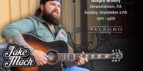 Jake Mach @ Allegro Winery
