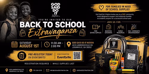 Back To School Extravaganza