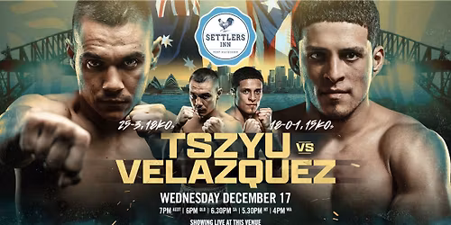 Boxing: Tszyu v Velazquez