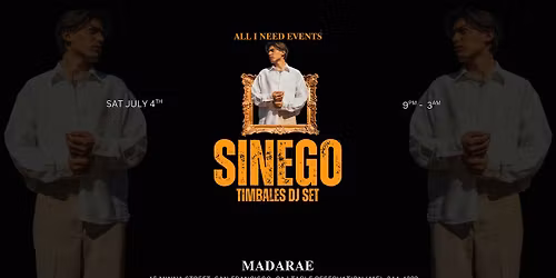 Timbales DJ set by Sinego at MadaRae