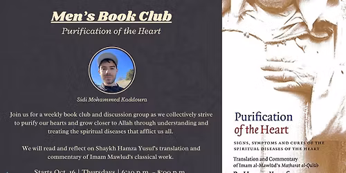 Purification of the Heart \u2013 Men\u2019s Book Club