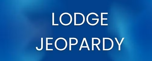 Lodge Jeopardy Game Night