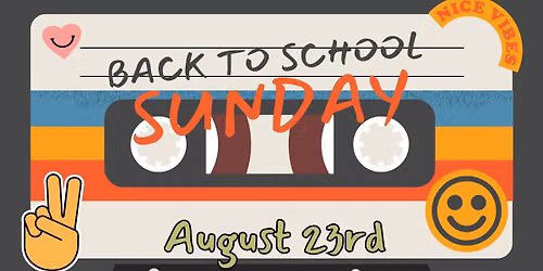 Back to School Sunday