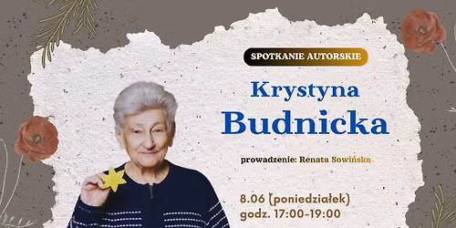 Spotkanie autorskie z Krystyn\u0105 Budnick\u0105