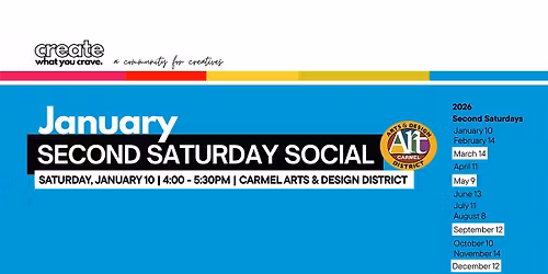 January Second Saturday Social - Creative Meetup