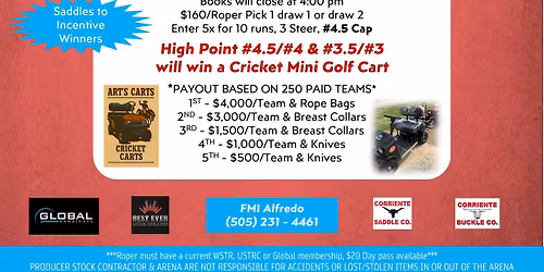 Team Roping by Zia Roping Productions 