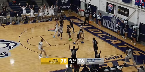 New Hampshire Wildcats at UMBC Retrievers Mens Basketball