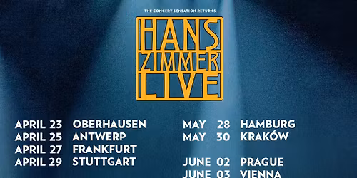 Hans Zimmer Rotterdam Tickets