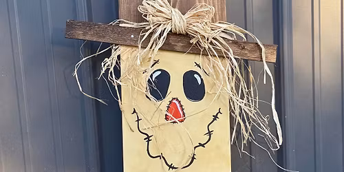 Silly Scarecrow Wooden Sign Class