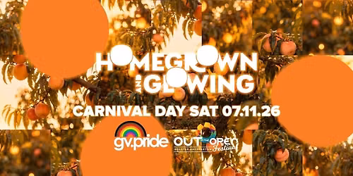 OUTintheOPEN Festival Carnival Day 2026 Sat 7 November