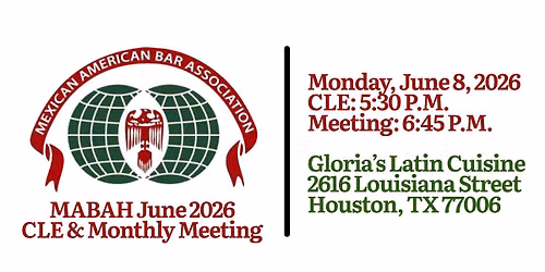 MABAH's June 2026 CLE and General Meeting
