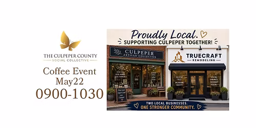 The Culpeper County Social Collective Coffee at Culpeper Artisan Collective 