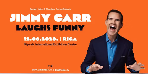 Jimmy Carr - Laughs Funny | RIGA, LATVIA