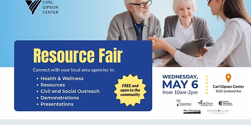 Senior Resource Fair at Carl Gipson Center
