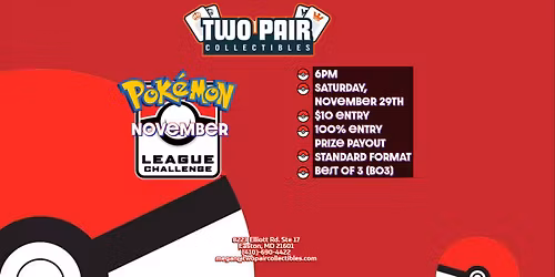 Pokemon November League Challenge