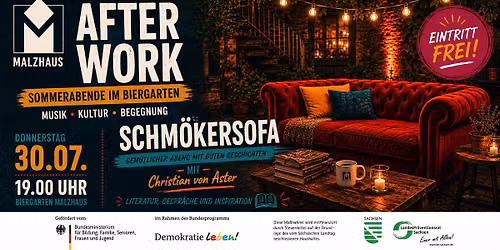 Afterwork: Schm\u00f6kersofa 