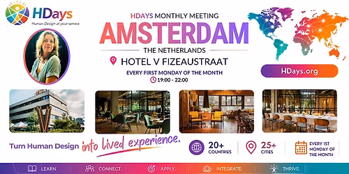 HDays Monthly Meeting in Amsterdam at Hotel V Fizeaustraat