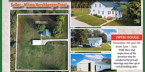 2.95 ACRES HOME\/OUTBUILDINGS AT SILENT BID AUCTION