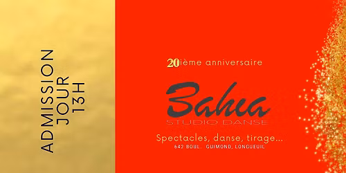 Spectacle 20e anniversaire- 13h