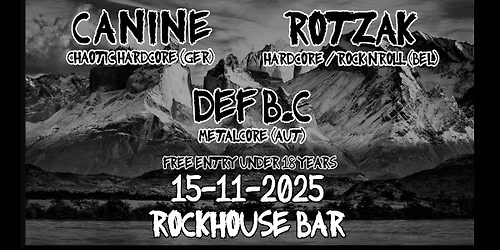CANINE (GER) \/ ROTZAK (BEL) \/ DEF B.C (AUT)