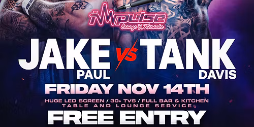 Jake Paul vs Tank Davis (Free Entry)