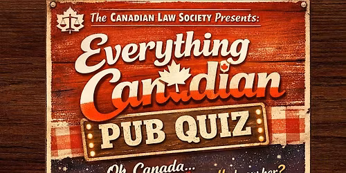 All Things Canadian Pub Quiz