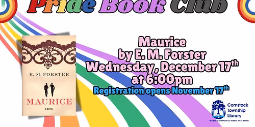 Pride Book Club: Maurice by EM Forster